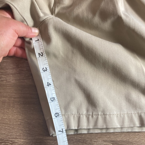 Vintage Mens Roundtree & Yorke Pleated Tan Shorts Pre Owned Size 38 - Picture 8 of 10